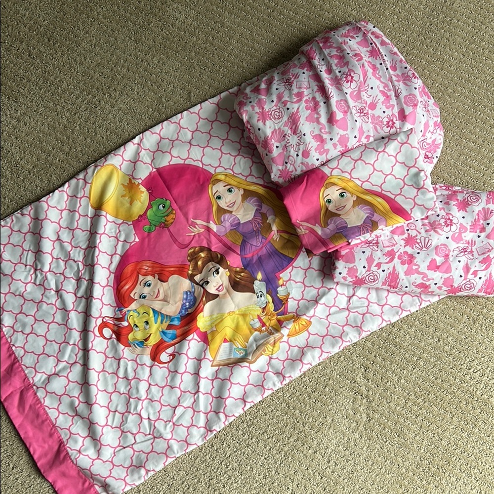 Disney Princess Pink Sleeping Sheet Set for Full bed